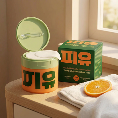 Toner Pads for Wrinkles, Dark Spots & Glow (100 Pads)