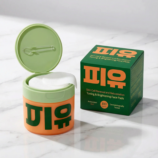 Toner Pads for Wrinkles, Dark Spots & Glow (100 Pads)